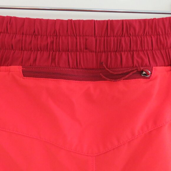 PATAGONIA Nine Trails Shorts Lined 4" in Orange Red Gorpcore Running - Size S - Picture 11 of 14